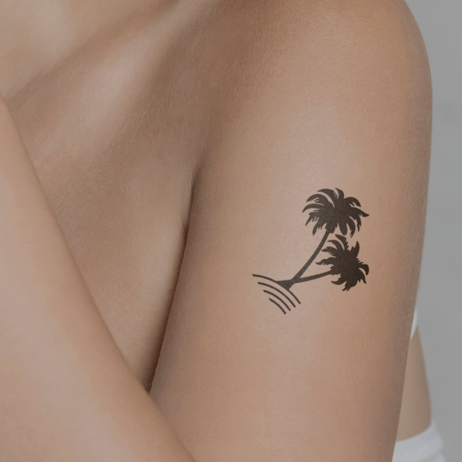 Palm ink | Tropical tattoo, Tattoos, Tree tattoo small