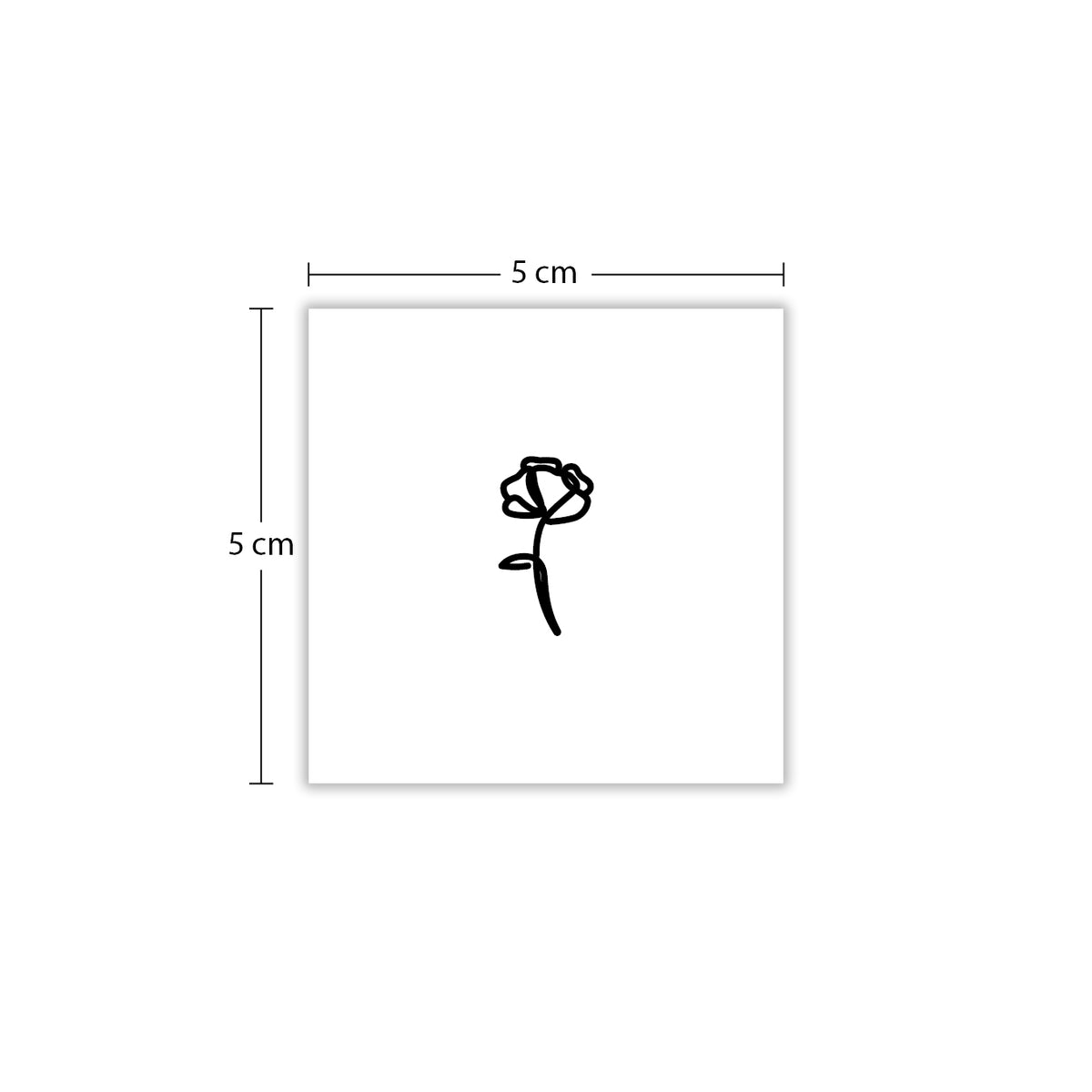 Rosa minimalista