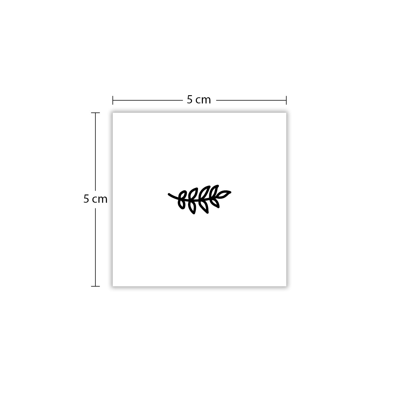 Temporäres Tattoo von minink: Kleiner Zweig