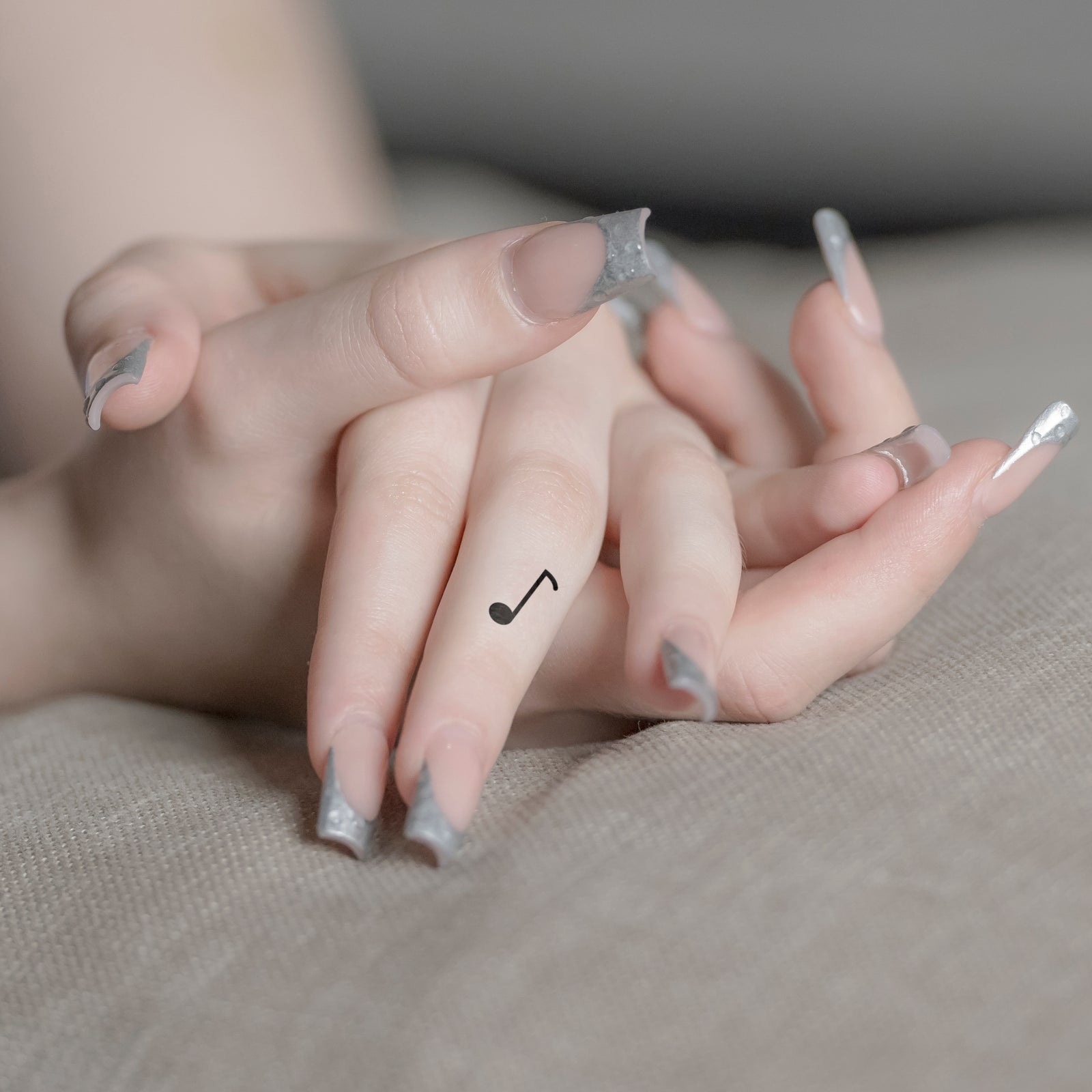 Temporäres Tattoo von minink: Einfache Musiknote