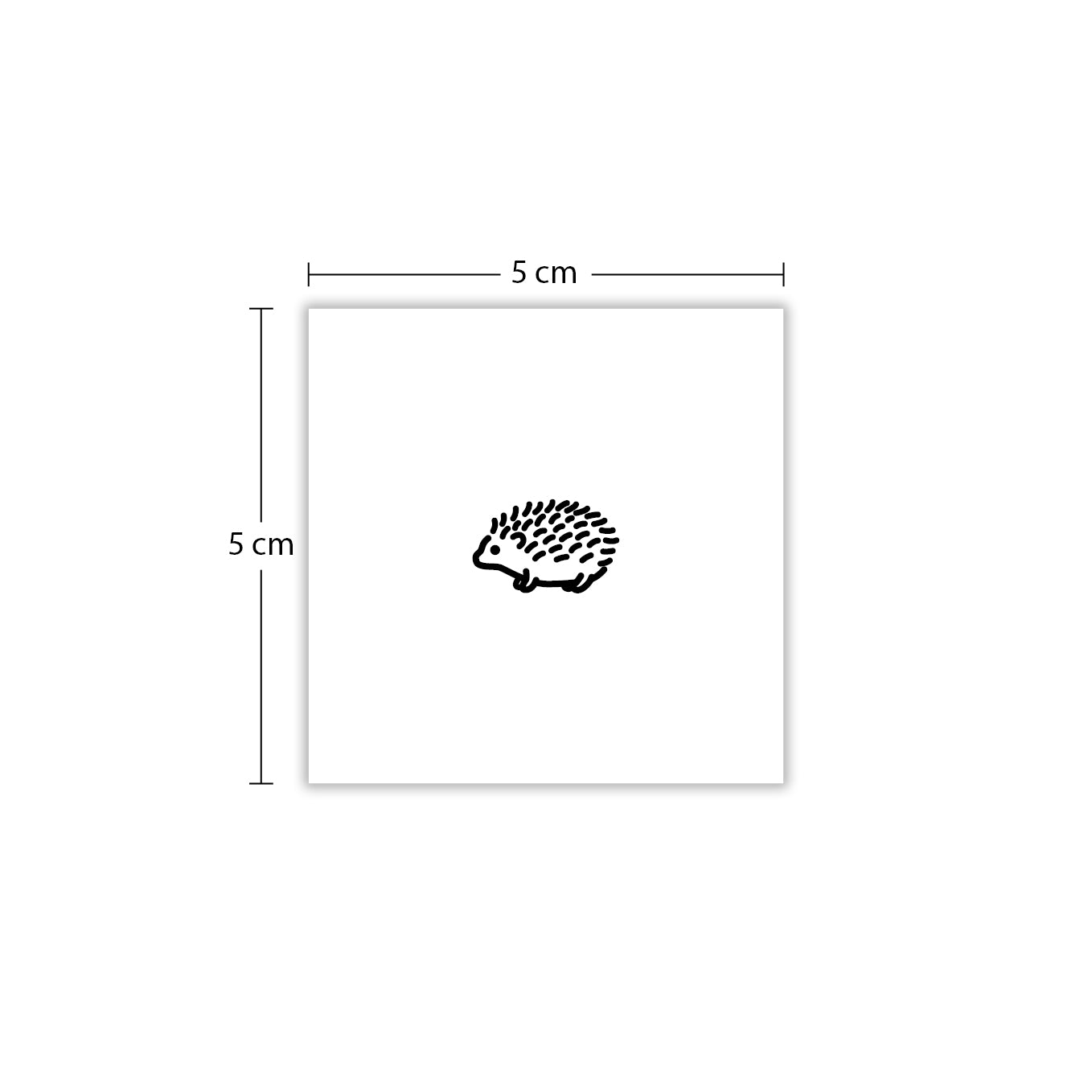 Temporäres Tattoo von minink: Niedlicher Igel