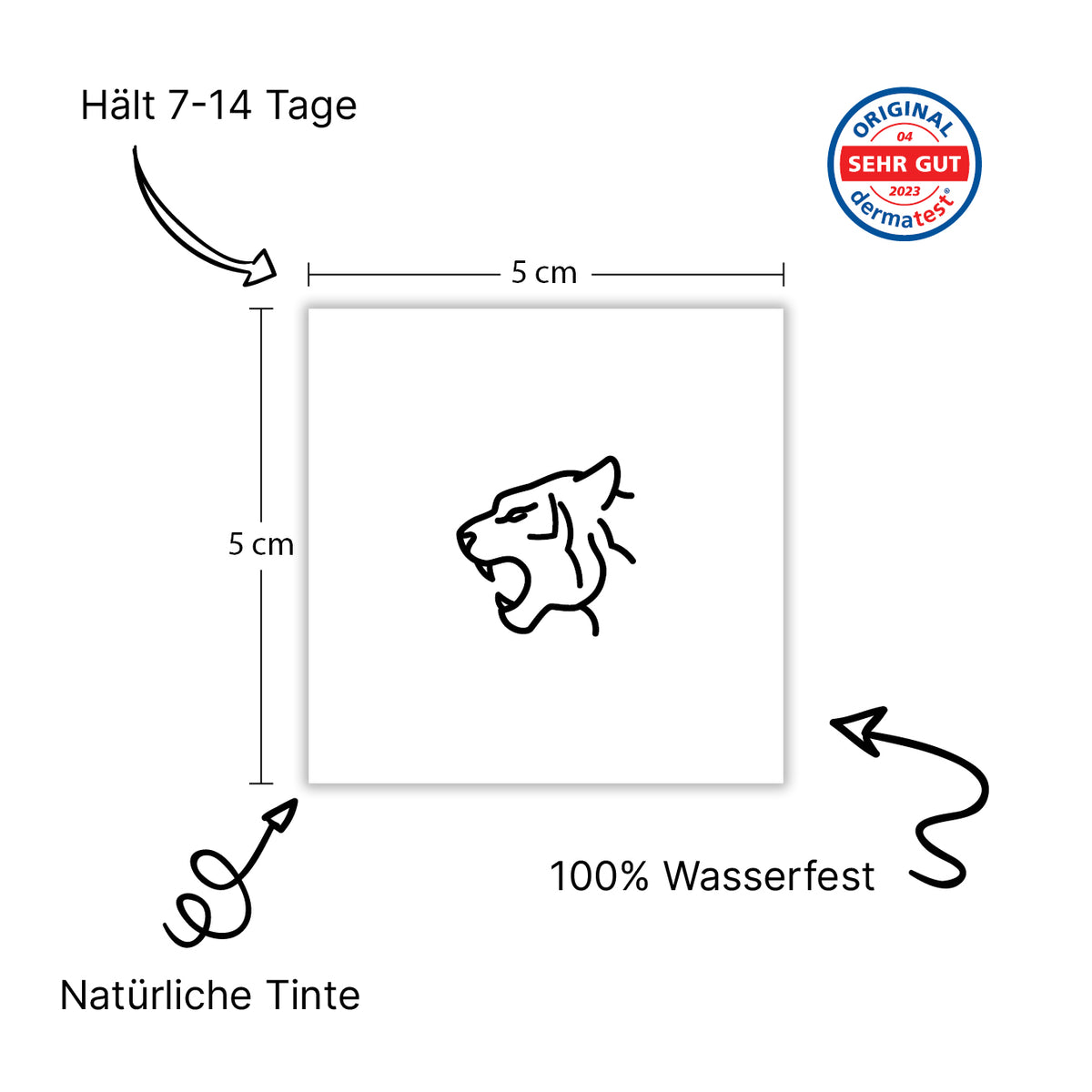 Kleiner Tigerkopf
