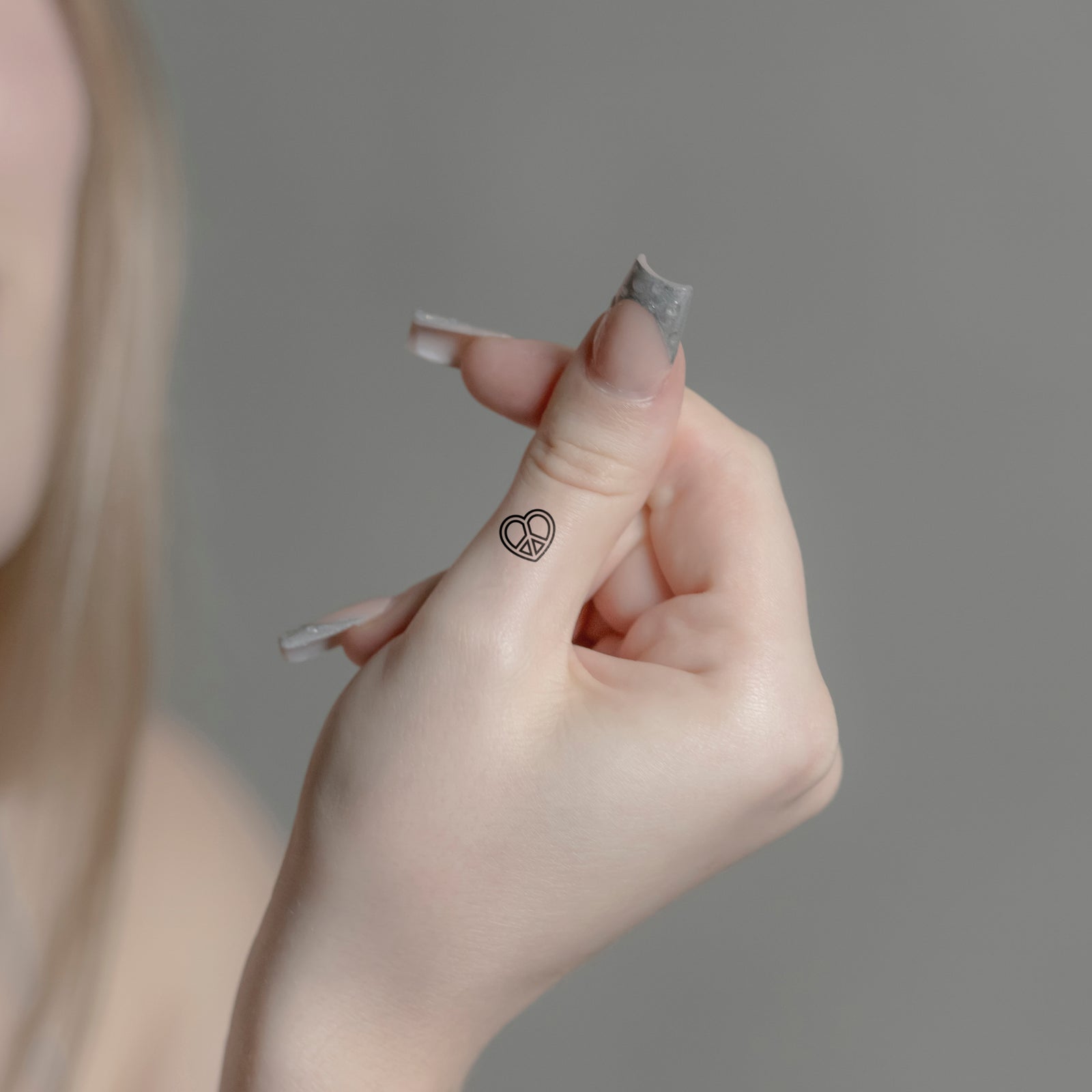 Temporäres Tattoo von minink: Herz Peace