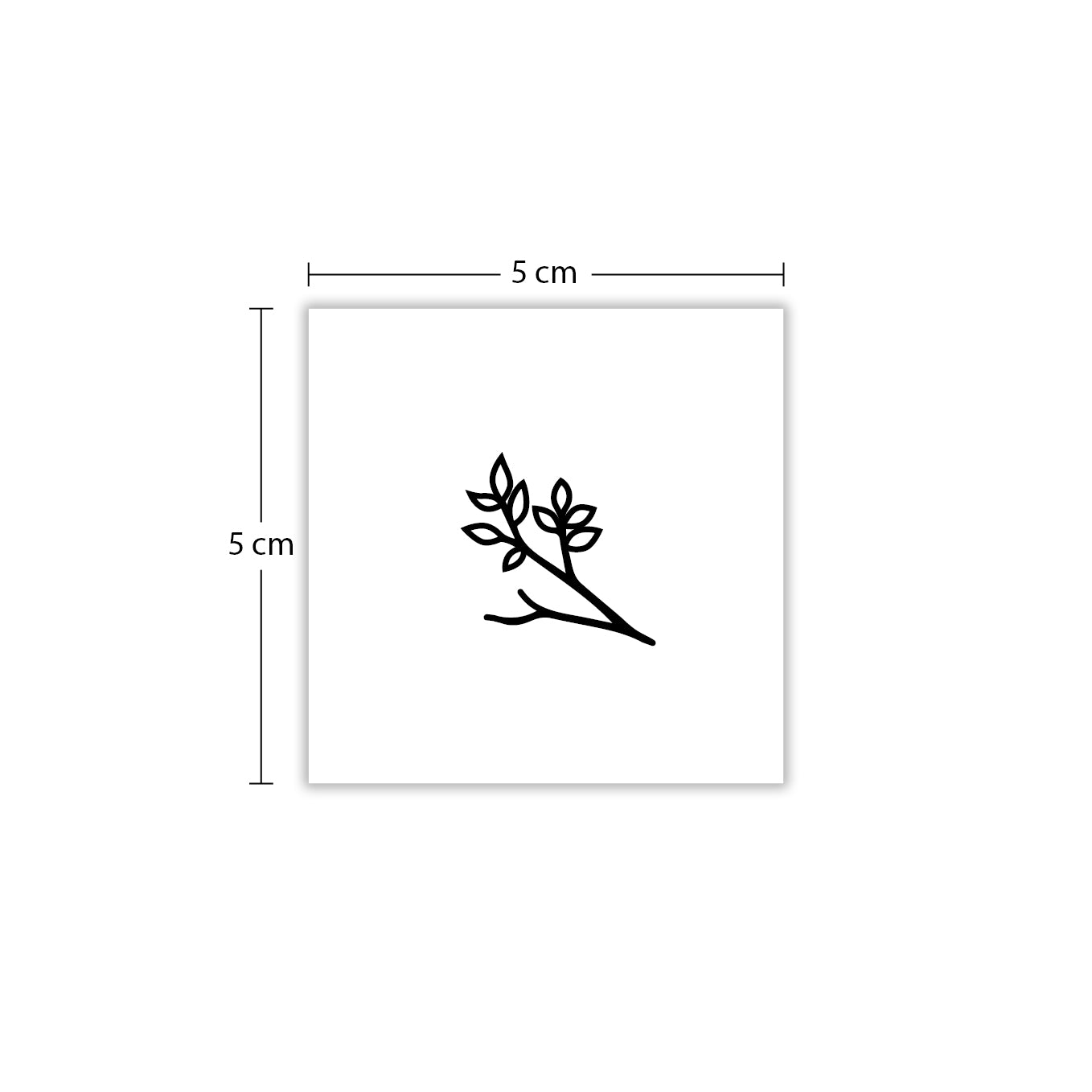 Temporäres Tattoo von minink: Einfacher Zweig