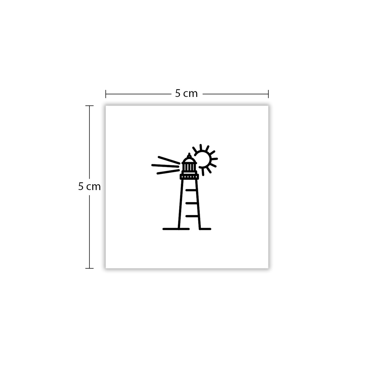 Leutchturm with small sun