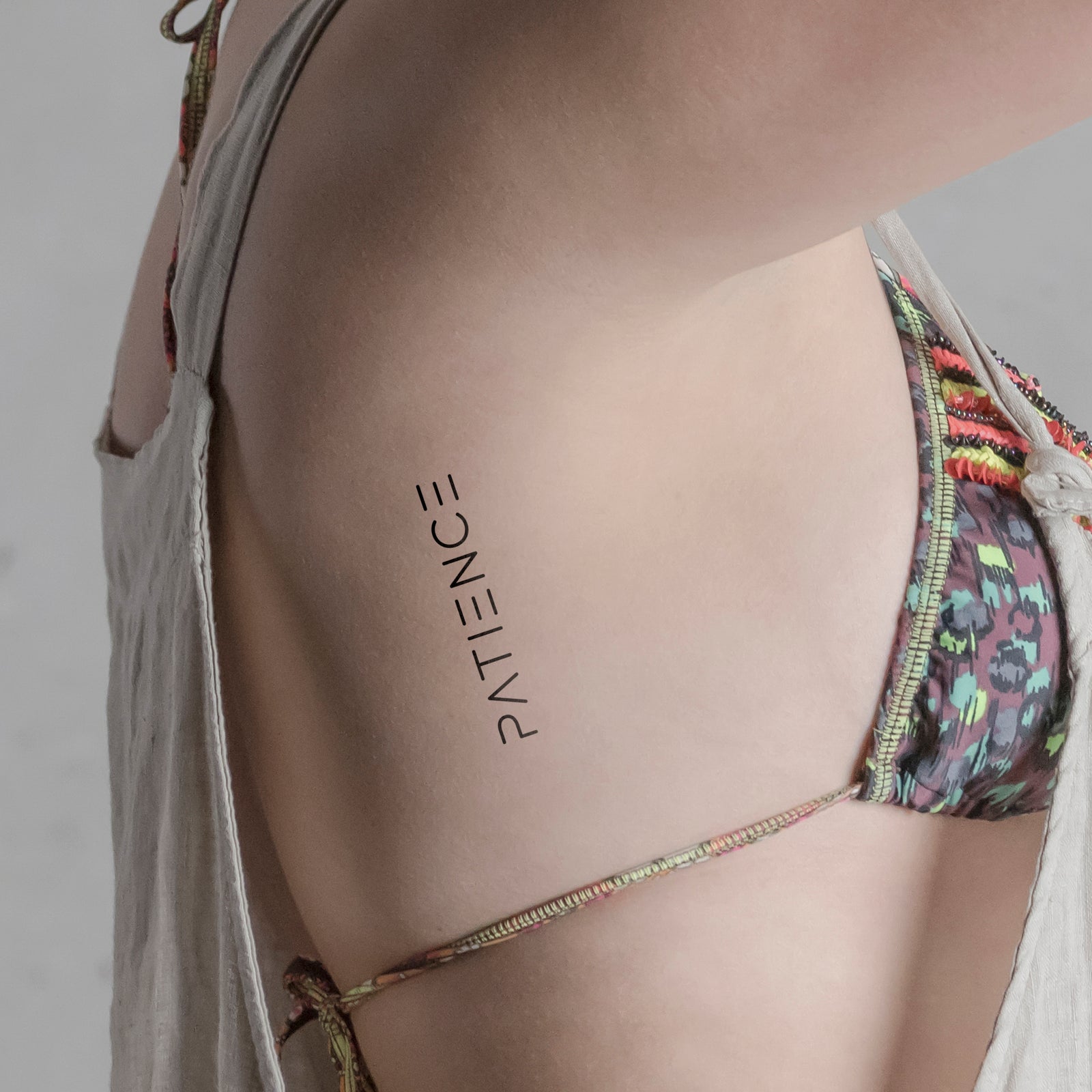 Temporäres Tattoo von minink: Patience minimalistisch