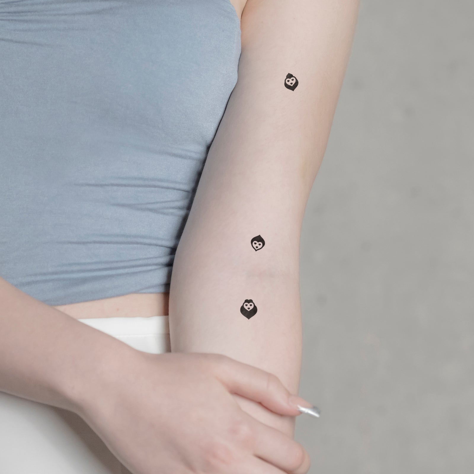 Temporäres Tattoo von minink: Handgezeichnetes Herzen