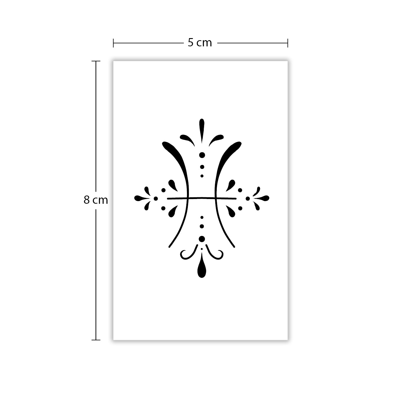 Temporäres Tattoo von minink: Poetisches Symbol