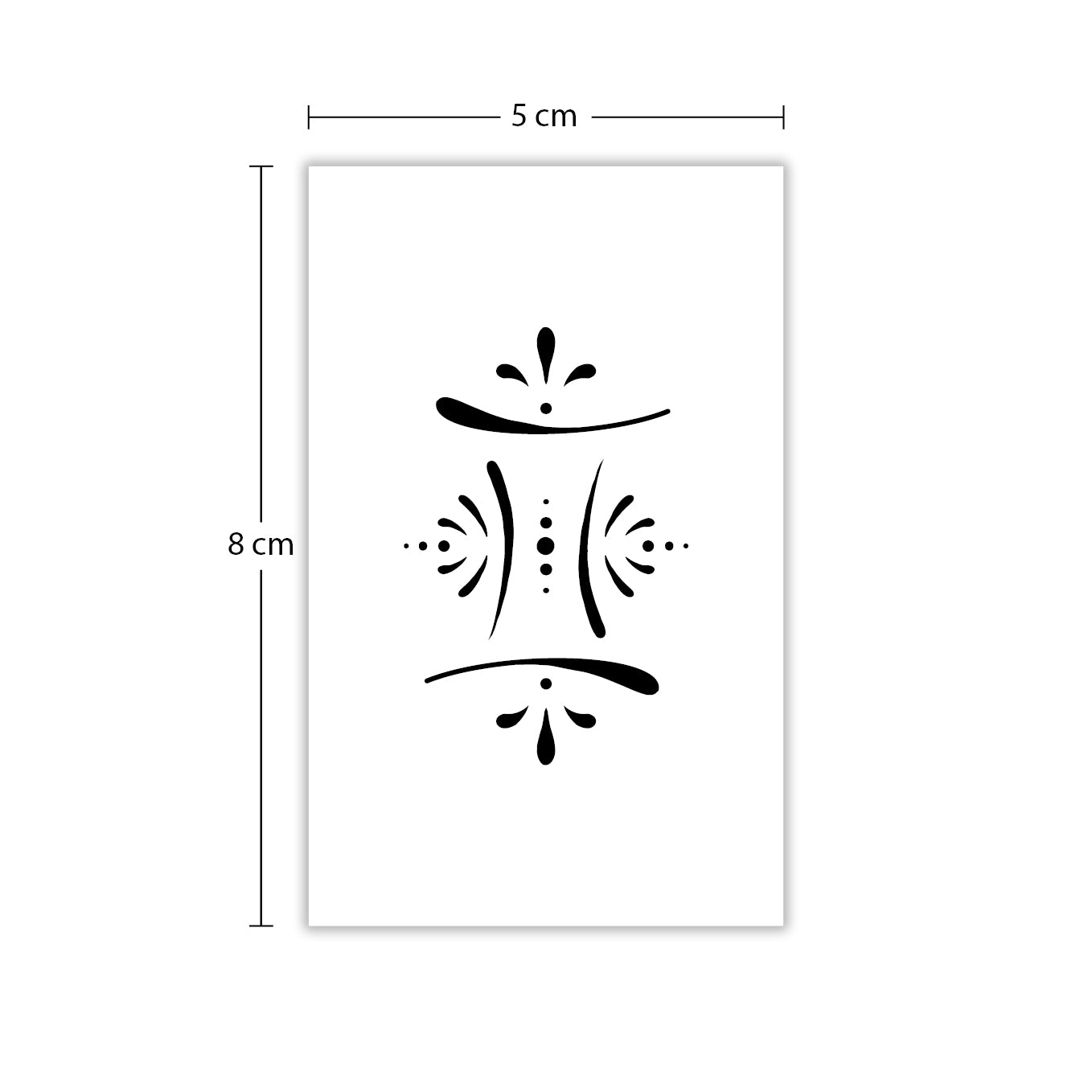 Temporäres Tattoo von minink: Sternzeichen Zwilling in kalligrafischer Schrift