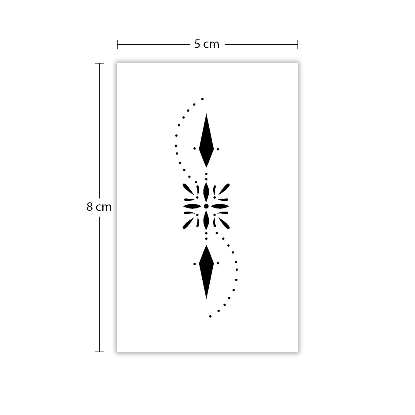 Temporäres Tattoo von minink: Minimales Lineart Tattoo