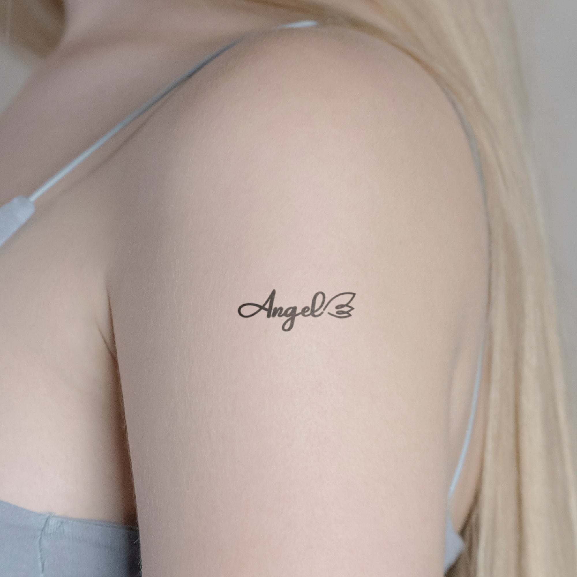 Angel Tattoo von minink, der Marke für temporäre Tattoos.
