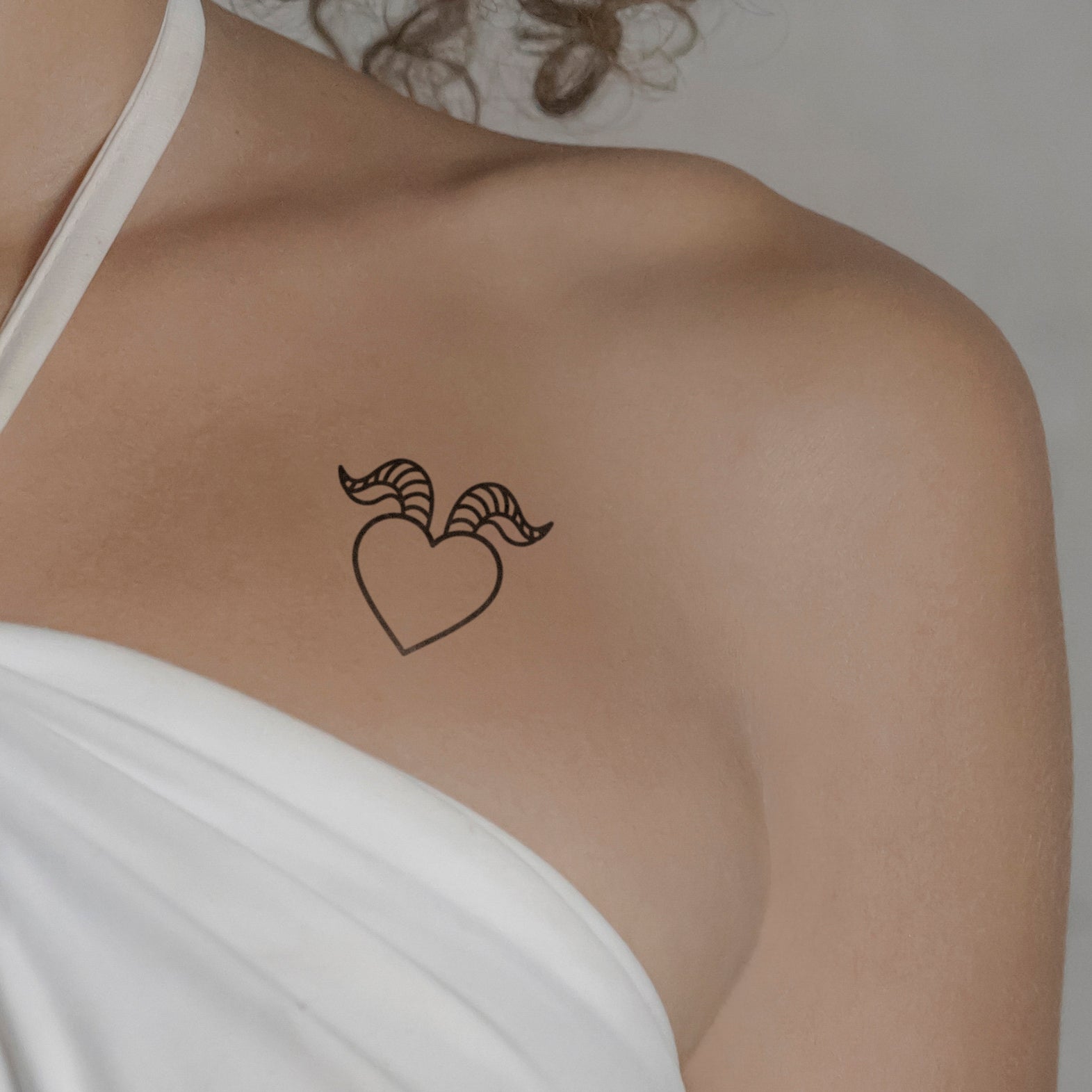 Buy Capricorn Constellation Tattoo Babys Breath Flower Tattoo Design Online  in India - Etsy