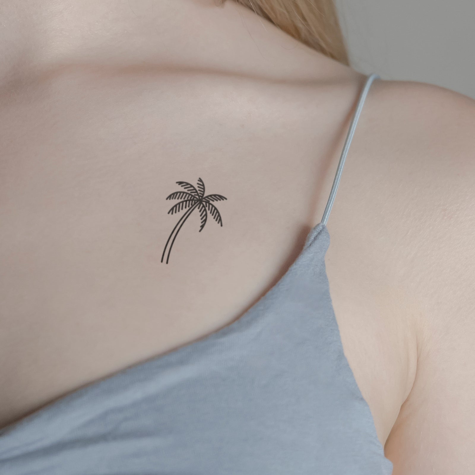 Small Palm Tree Tattoo Outline Ideas