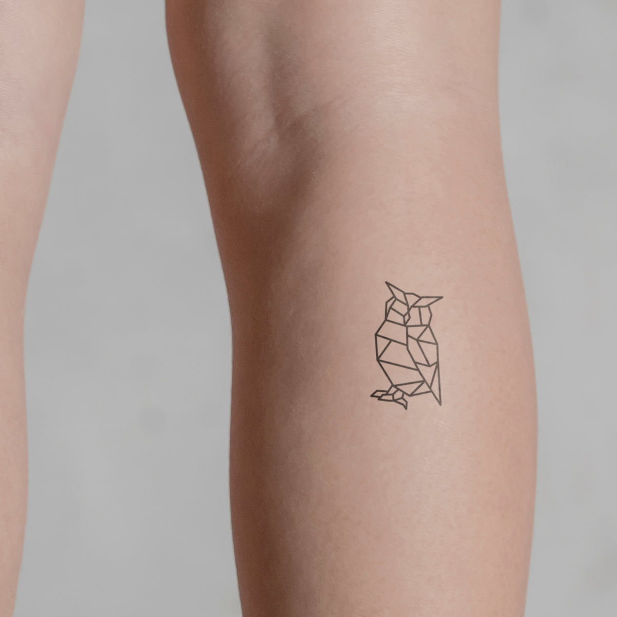 Geometric pattern tattoo on the left foot - Tattoogrid.net