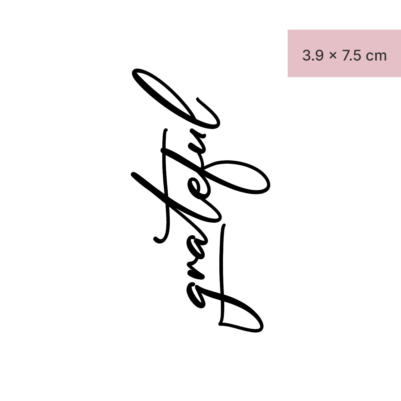 grateful Tattoo von minink, der Marke für temporäre Tattoos.