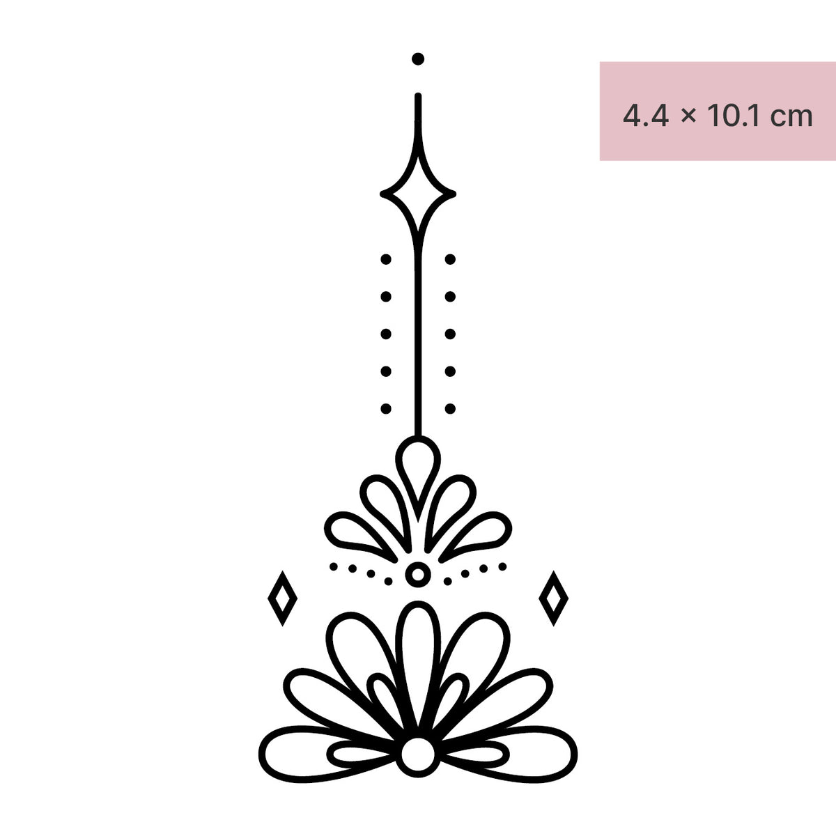 Mandala con fiori di loto