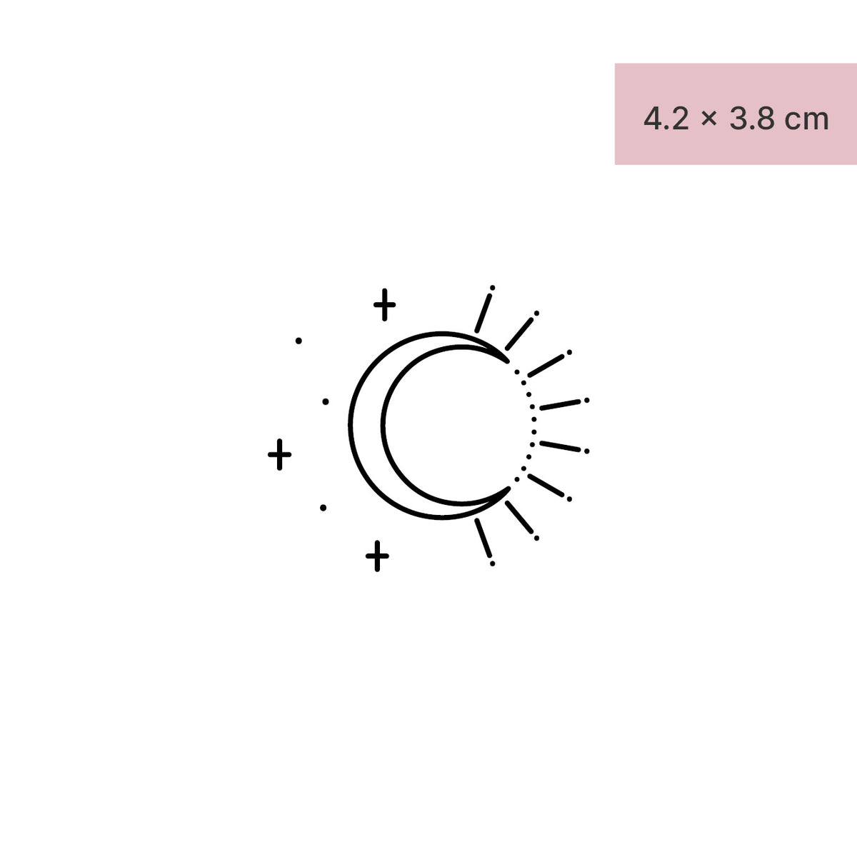 Mond und Sonne