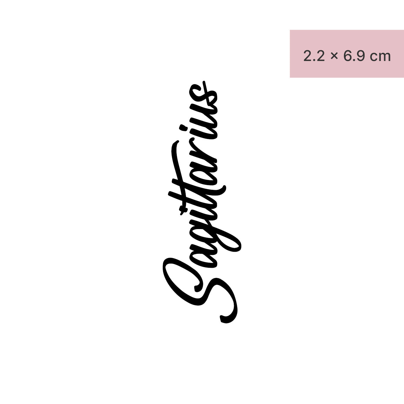 Sagittarius Tattoo von minink, der Marke für temporäre Tattoos.