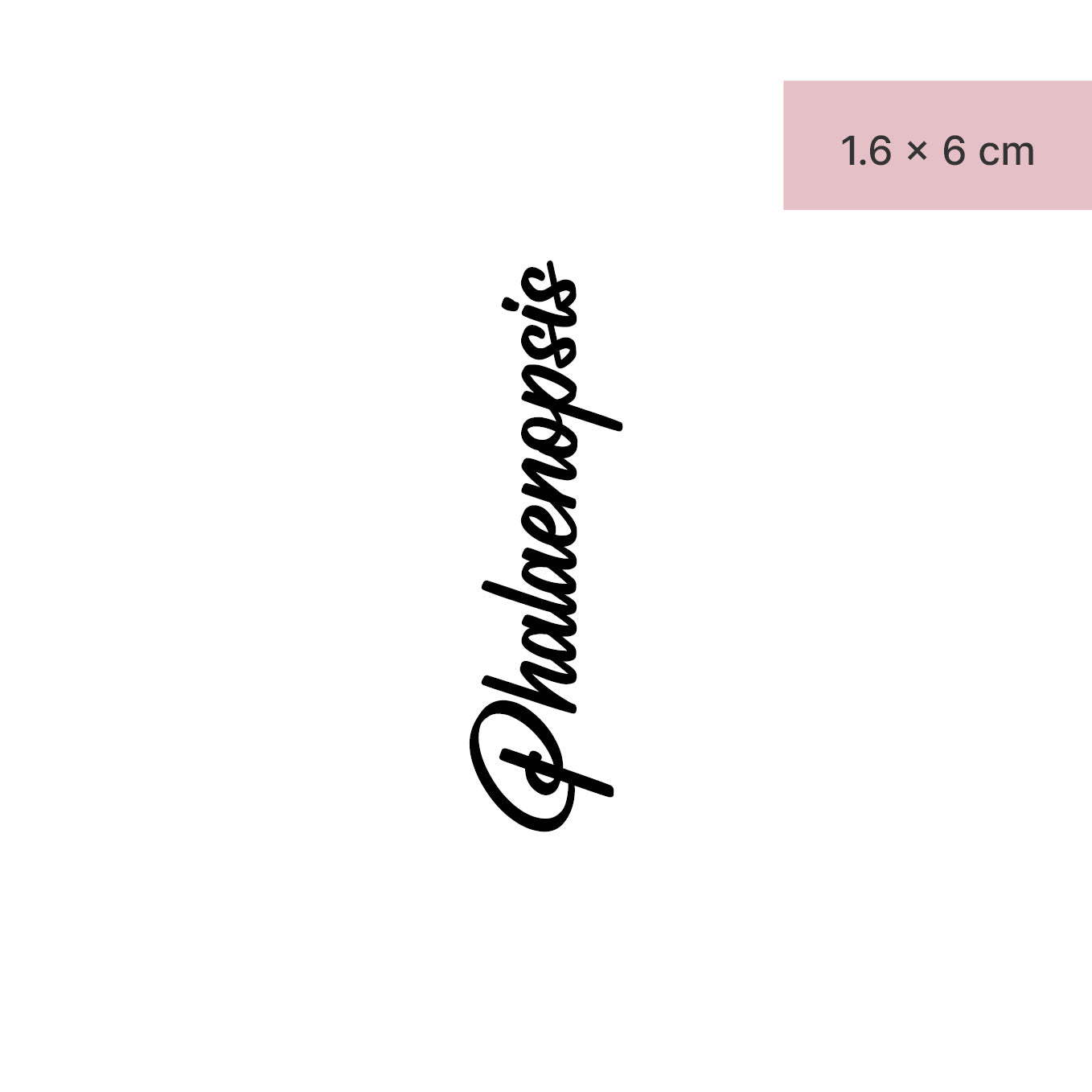 Phalaenopsis Tattoo von minink, der Marke für temporäre Tattoos.