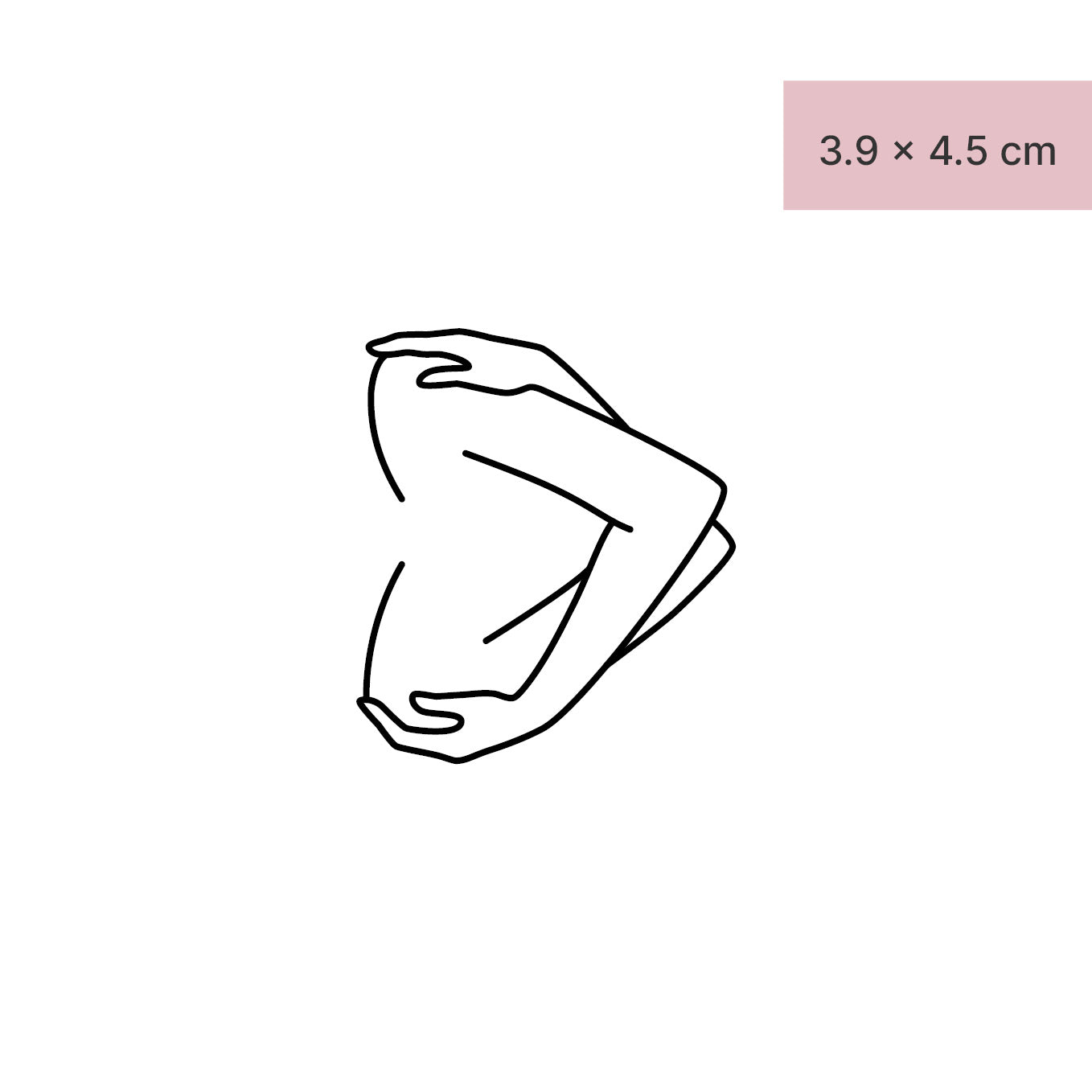 Selbstliebe 2 Tattoo von minink, der Marke für temporäre Tattoos.