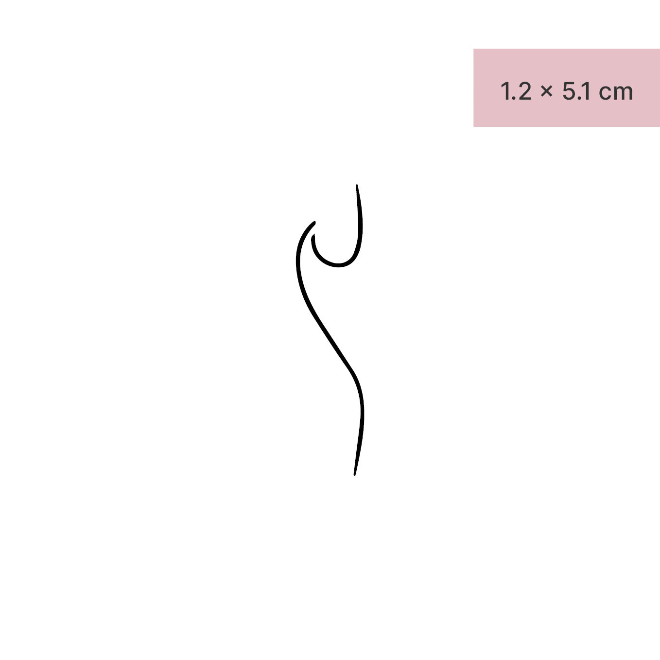 Punkt Welle Tattoo von minink, der Marke für temporäre Tattoos.