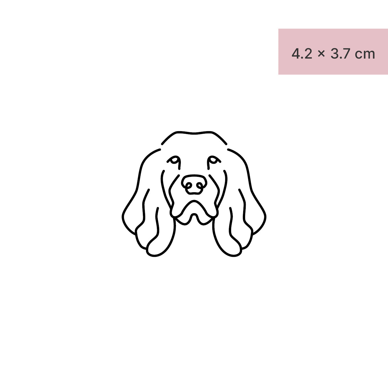 Hund: Dackel Tattoo von minink, der Marke für temporäre Tattoos.