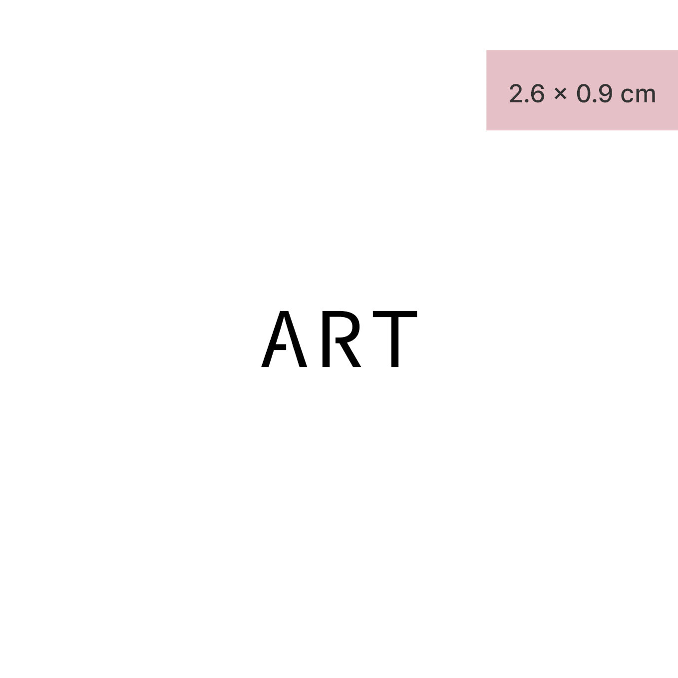 Schriftzug Tattoo ART von minink, der Marke für temporäre Tattoos.