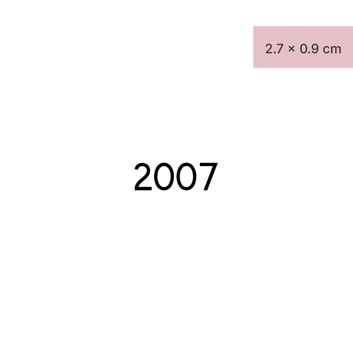 Année de naissance 2007