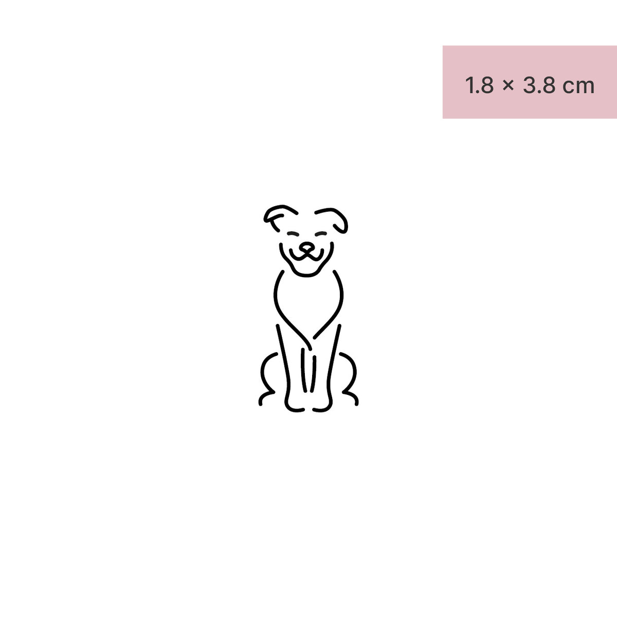 Chien assis