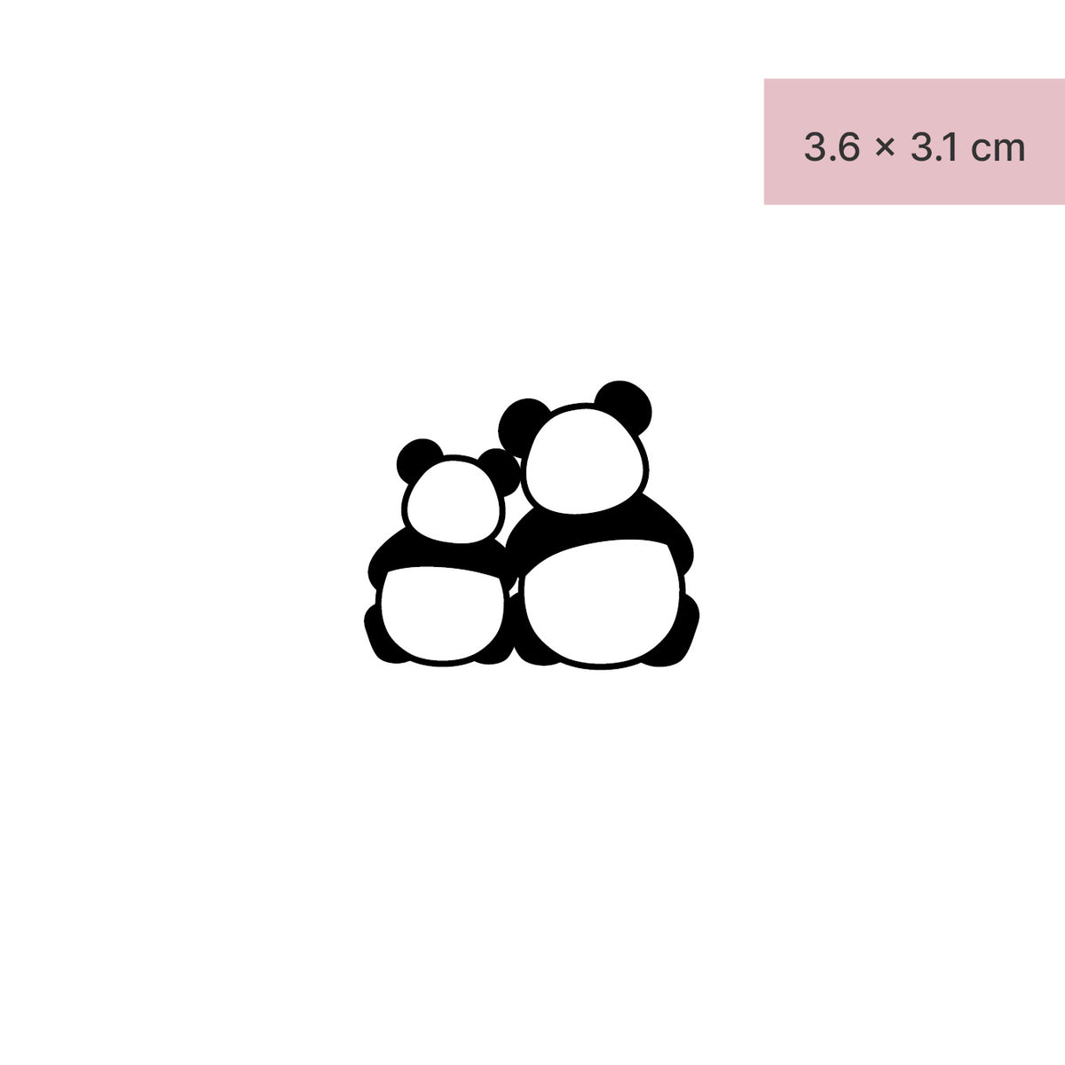 Two pandas