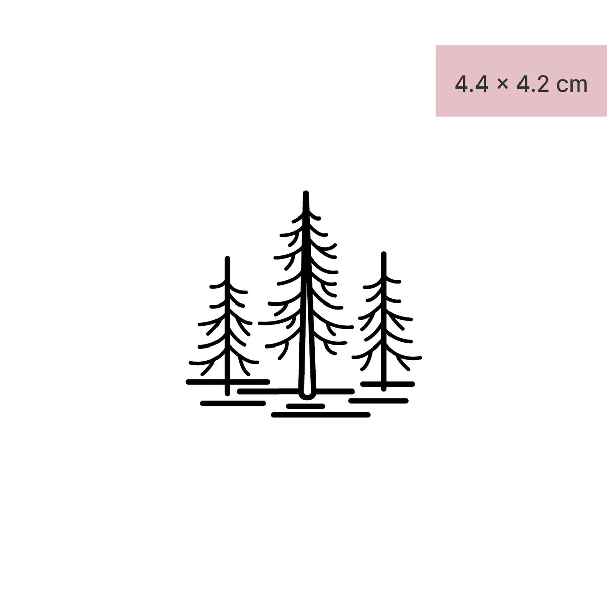 Trois sapins