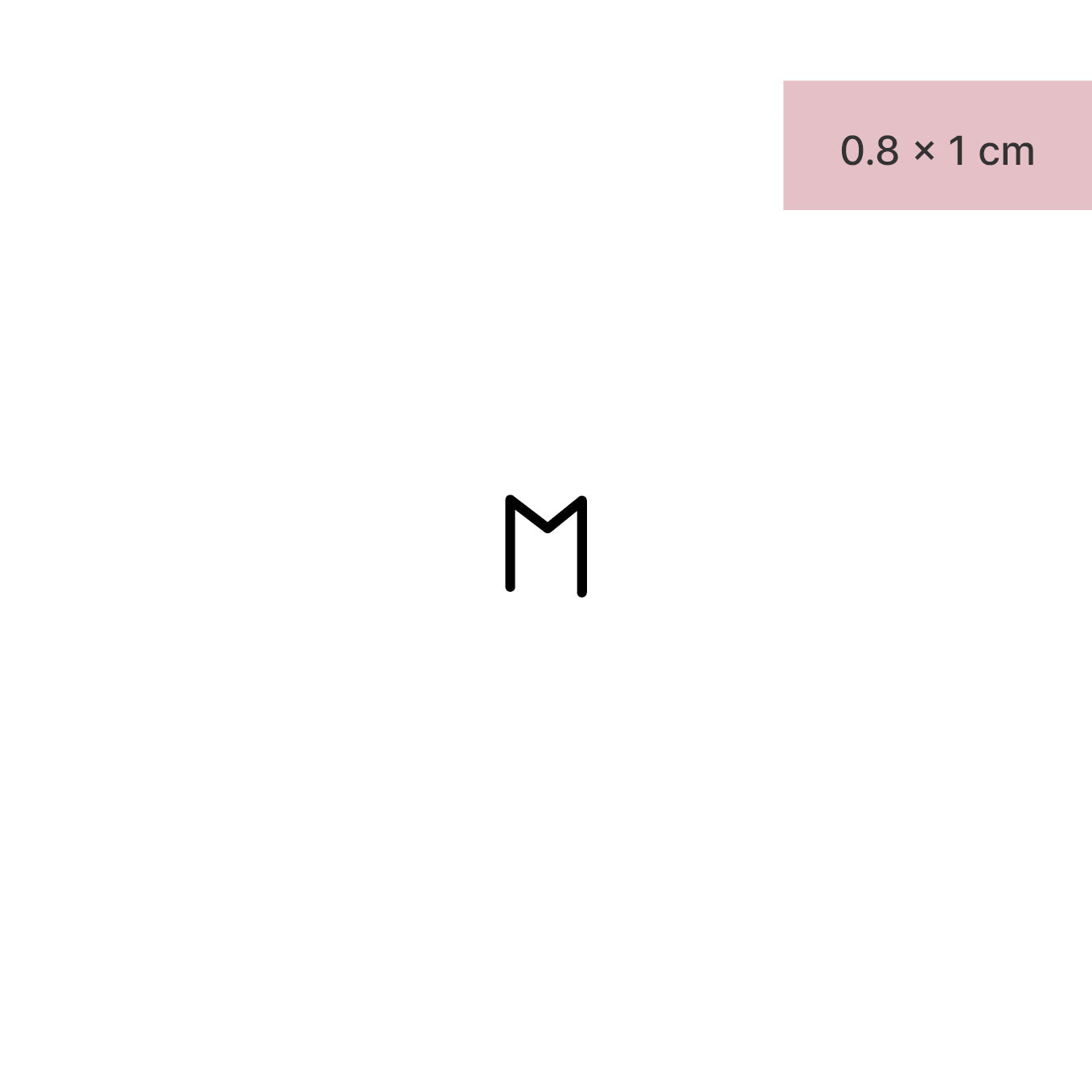 Runenzeichen Bewegung Tattoo von minink, der Marke für temporäre Tattoos.